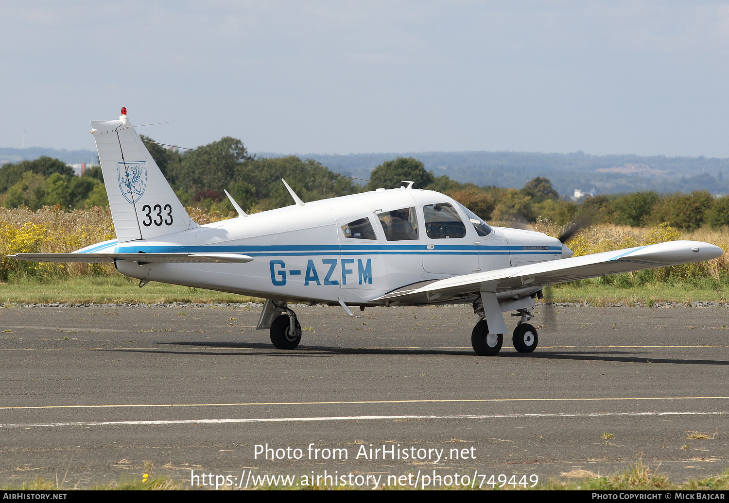 Aircraft Photo of G-AZFM | Piper PA-28R-200 Cherokee Arrow II | AirHistory.net #749449