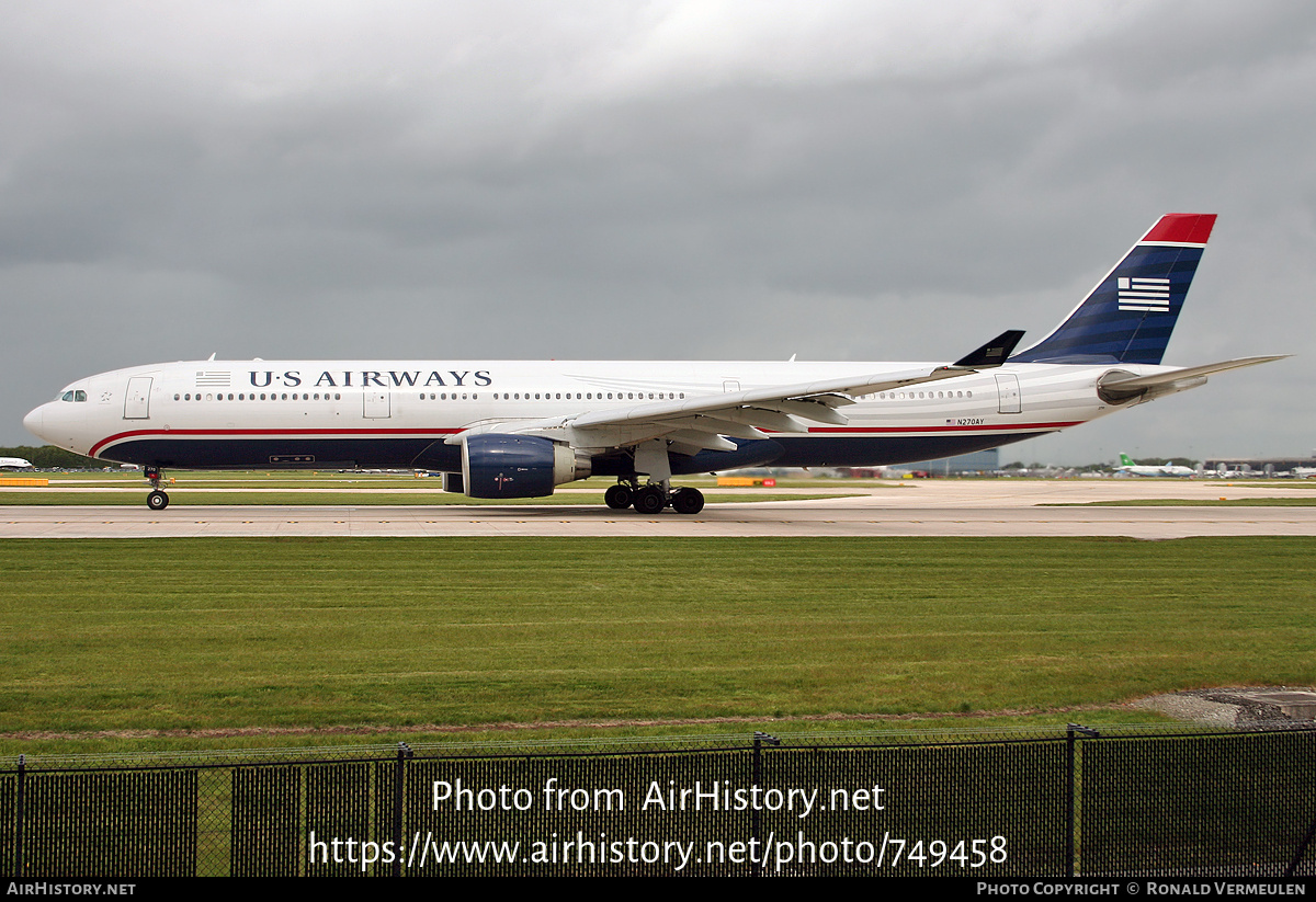 Aircraft Photo of N270AY | Airbus A330-323 | US Airways | AirHistory.net #749458