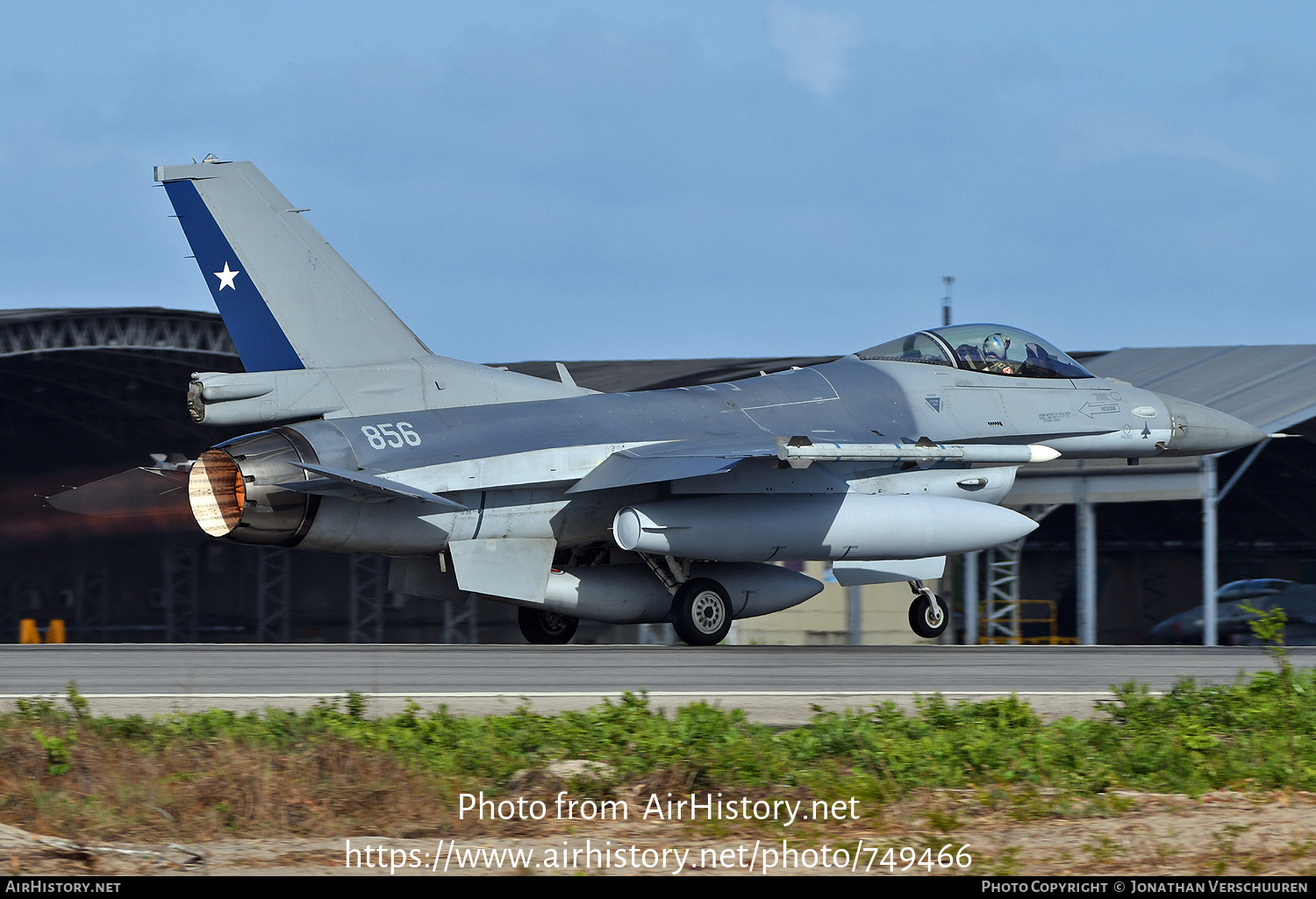 Aircraft Photo of 856 | Lockheed Martin F-16C Fighting Falcon | Chile - Air Force | AirHistory.net #749466