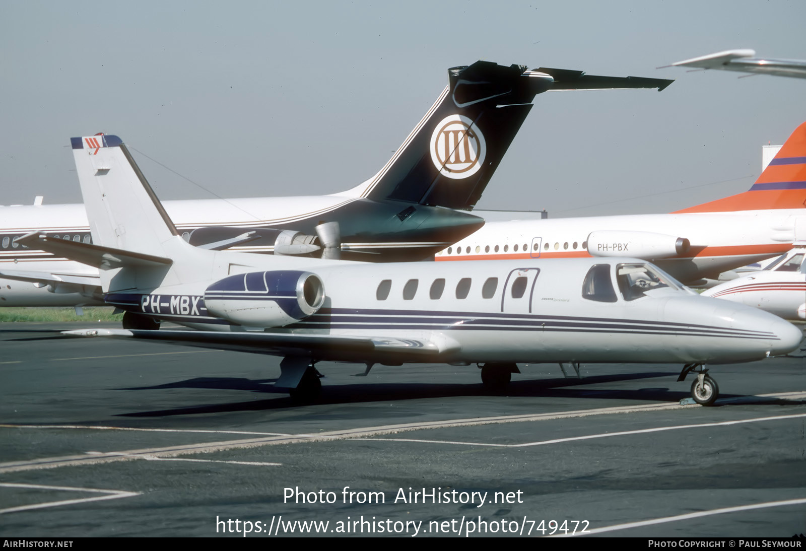 Aircraft Photo of PH-MBX | Cessna 550 Citation II | Martinair Holland | AirHistory.net #749472