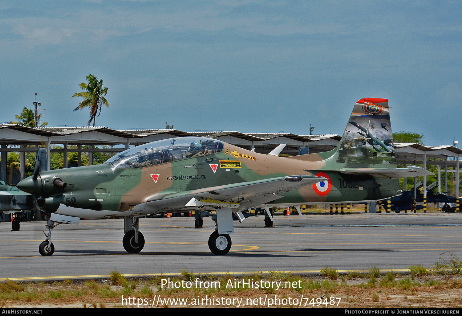 Aircraft Photo of 1052 | Embraer AT-27 Tucano | Paraguay - Air Force | AirHistory.net #749487