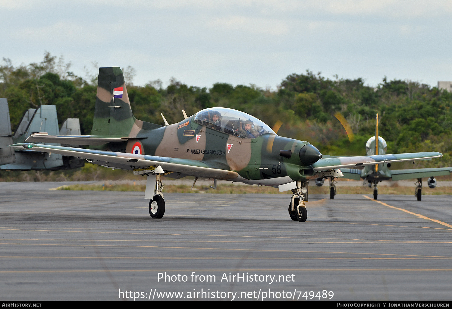 Aircraft Photo of 1058 | Embraer AT-27 Tucano | Paraguay - Air Force | AirHistory.net #749489