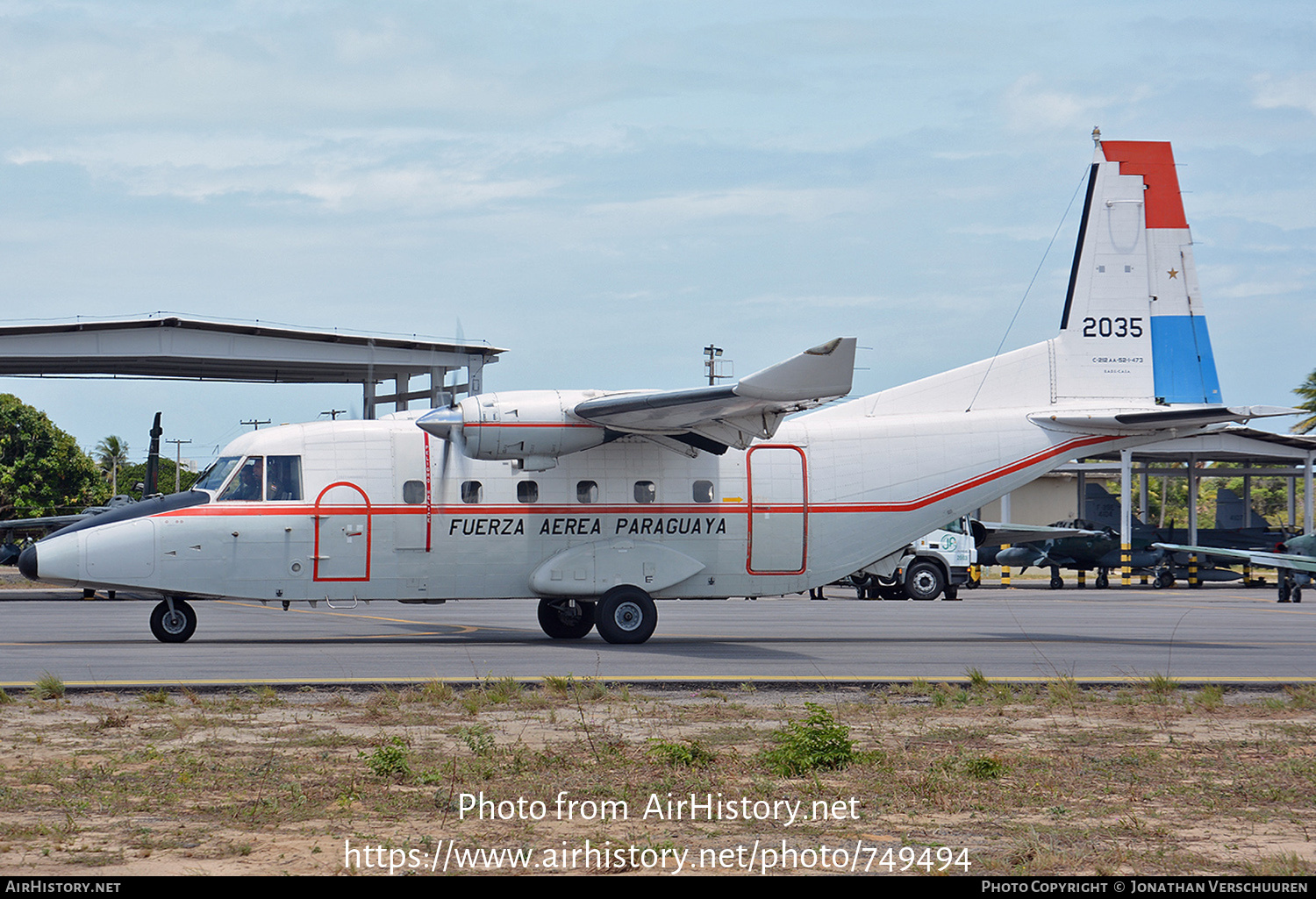 Aircraft Photo of 2035 | CASA C-212-400 Aviocar | Paraguay - Air Force | AirHistory.net #749494