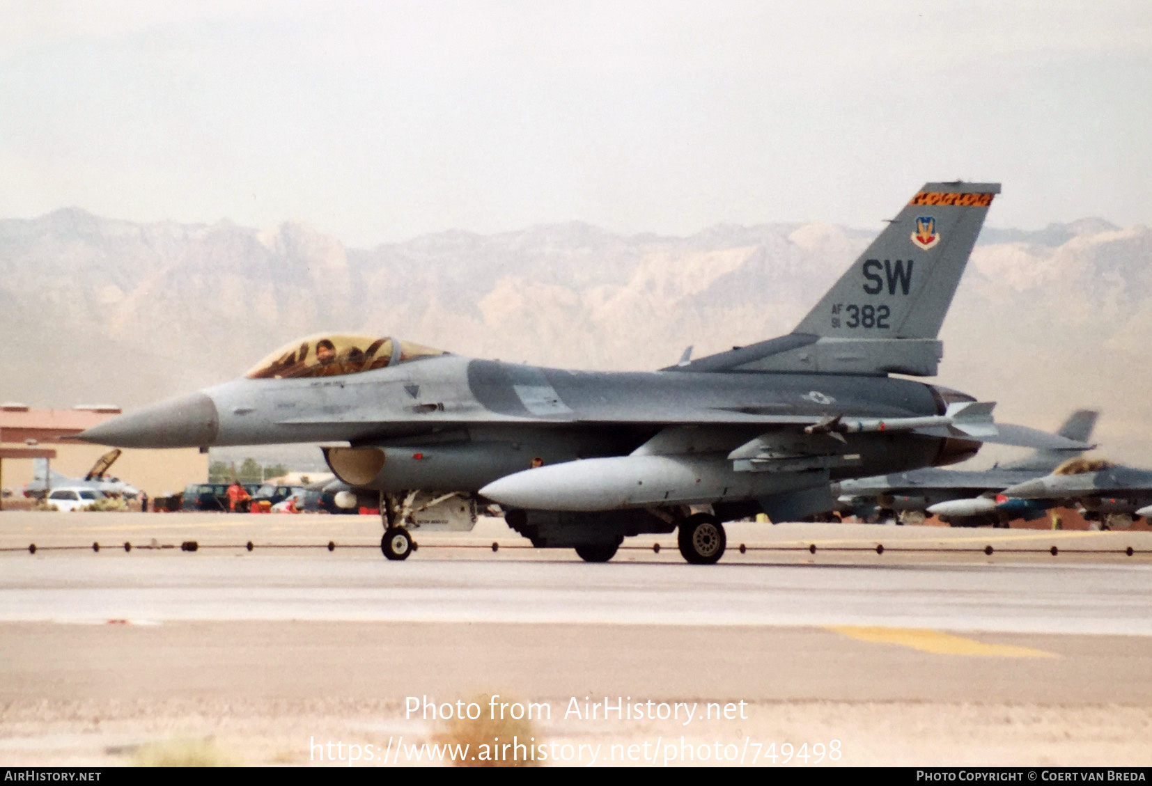 Aircraft Photo of 91-0382 / AF91-382 | General Dynamics F-16C Fighting Falcon | USA - Air Force | AirHistory.net #749498