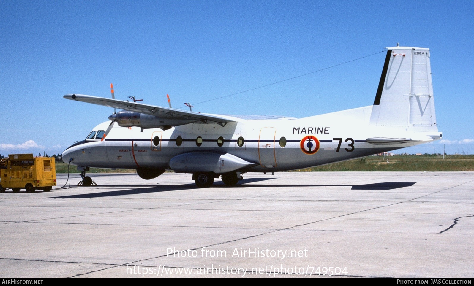 Aircraft Photo of 73 | Aerospatiale N-262A-29 | France - Navy | AirHistory.net #749504