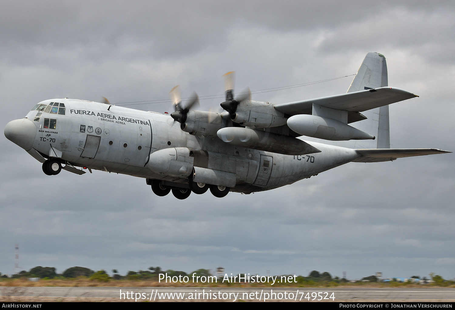 Aircraft Photo of TC-70 | Lockheed KC-130H Hercules (L-382) | Argentina - Air Force | AirHistory.net #749524