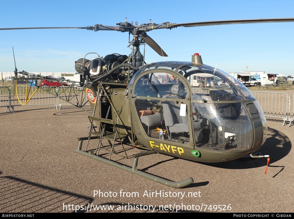 Aircraft Photo of F-AYFP | Aerospatiale SE-313B Alouette II | AirHistory.net #749526