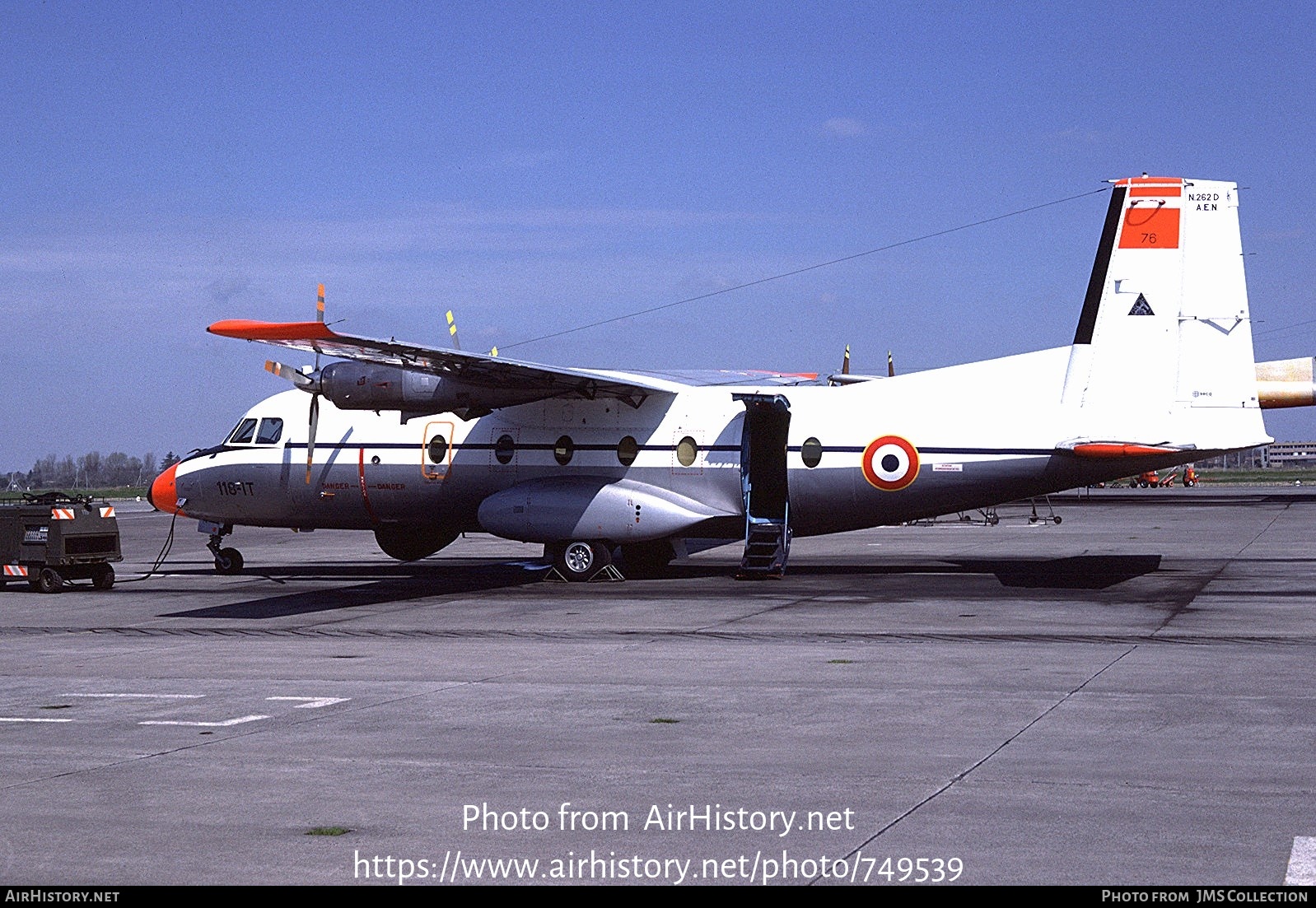 Aircraft Photo of 76 | Aerospatiale N-262D-51 AEN Fregate | France - Air Force | AirHistory.net #749539