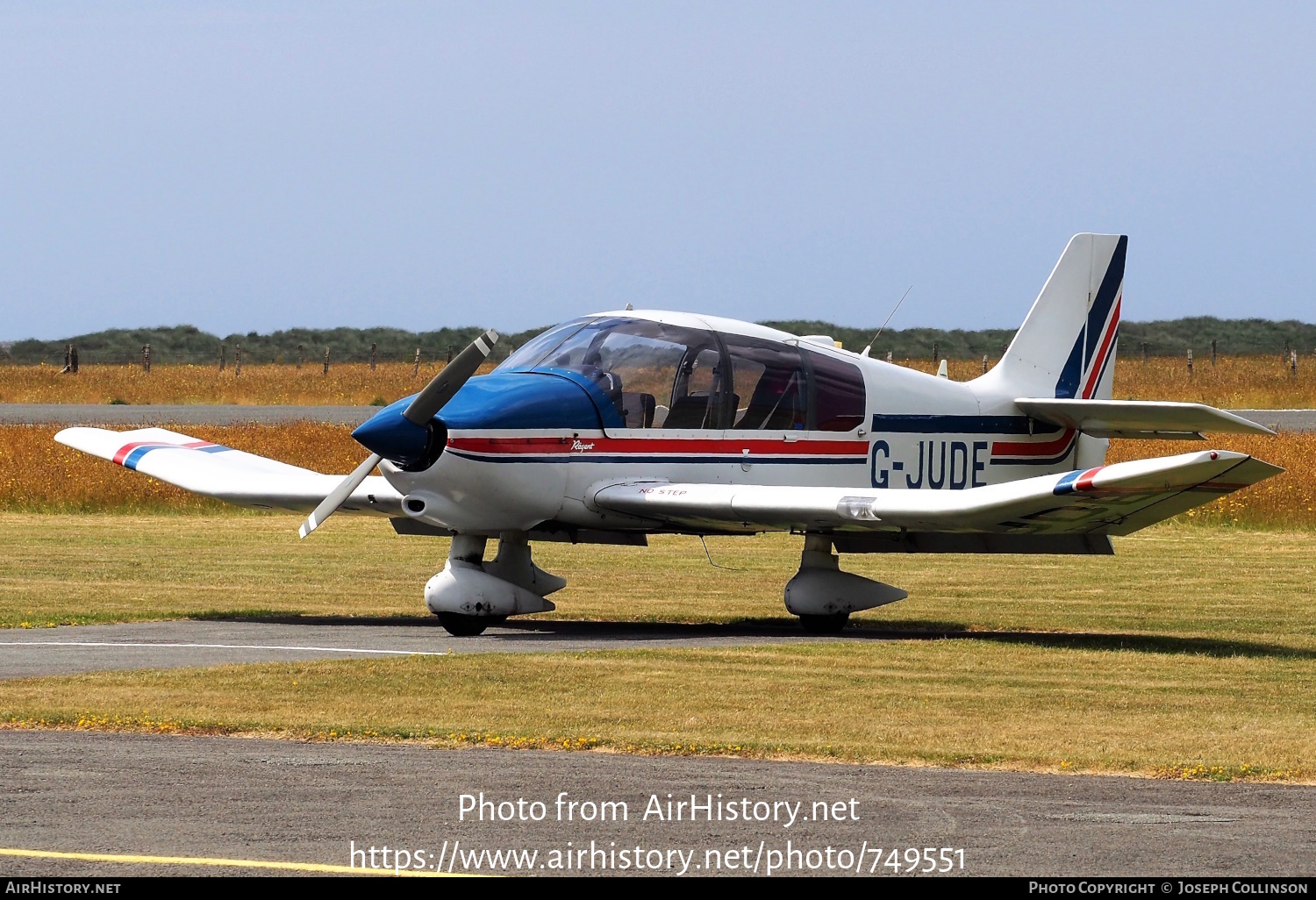 Aircraft Photo of G-JUDE | Robin DR-400-180 Regent | AirHistory.net #749551