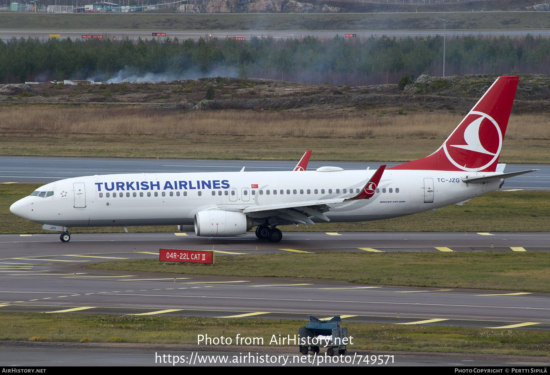 Aircraft Photo of TC-JZG | Boeing 737-8F2 | Turkish Airlines | AirHistory.net #749571