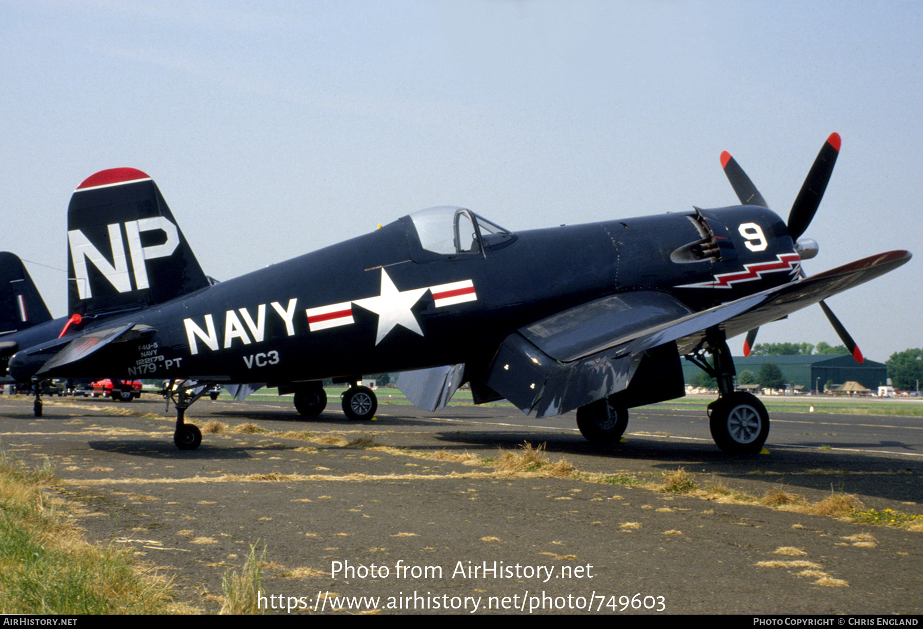 Aircraft Photo of N179PT / 122179 | Vought F4U-5N Corsair | USA - Navy | AirHistory.net #749603