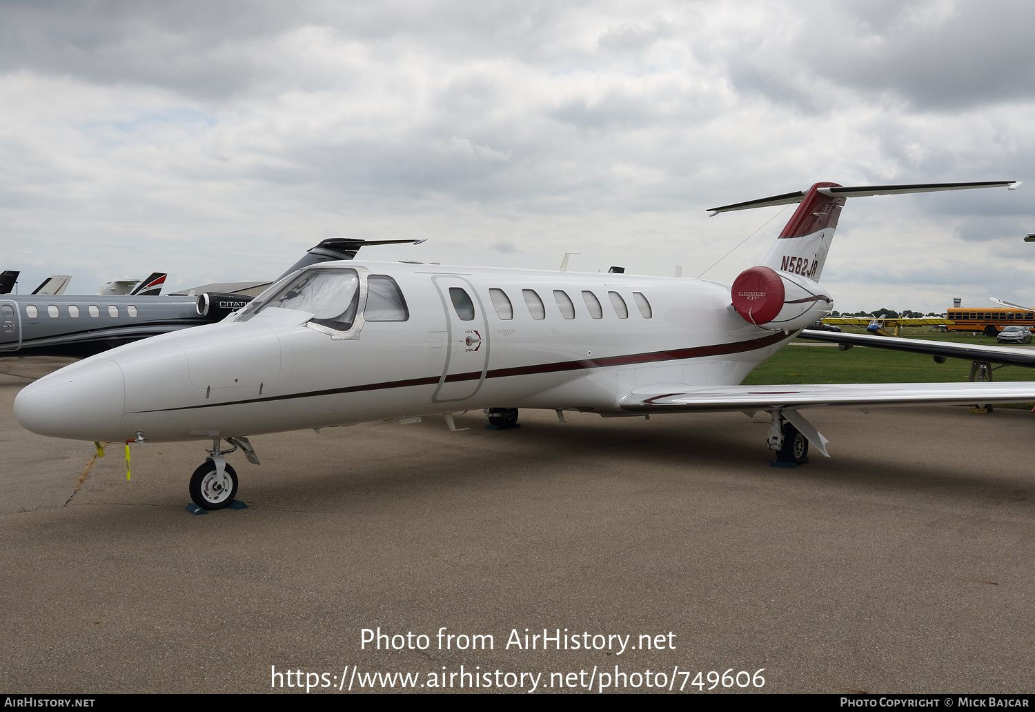 Aircraft Photo of N582JR | Cessna 525B CitationJet CJ3+ | AirHistory.net #749606