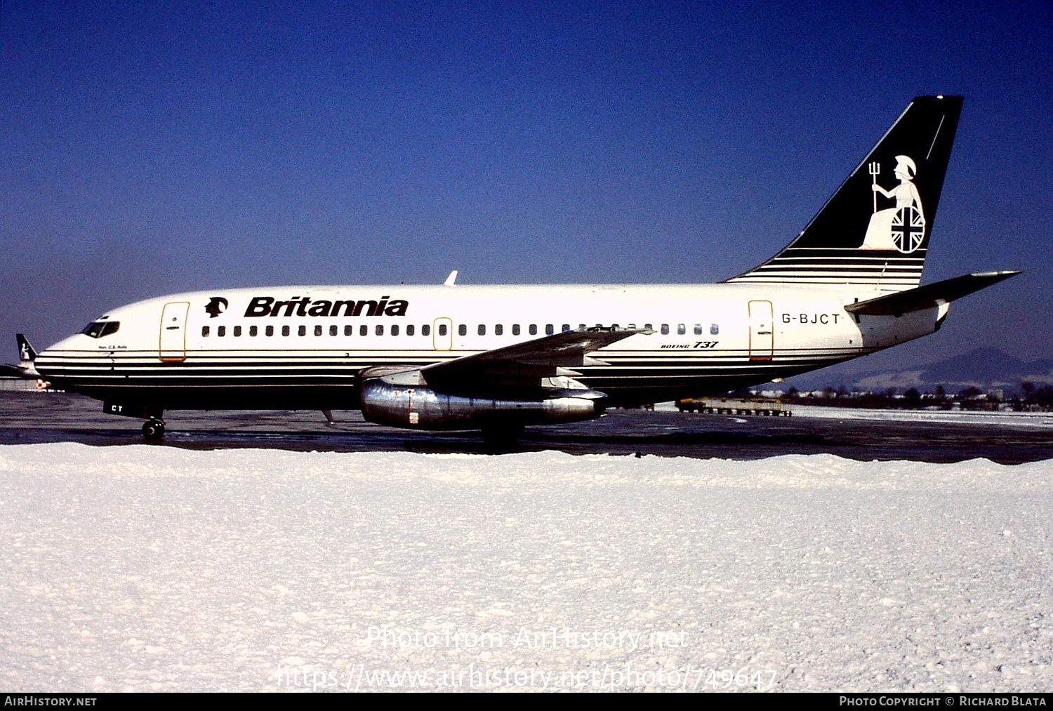 Aircraft Photo of G-BJCT | Boeing 737-204/Adv | Britannia Airways | AirHistory.net #749647