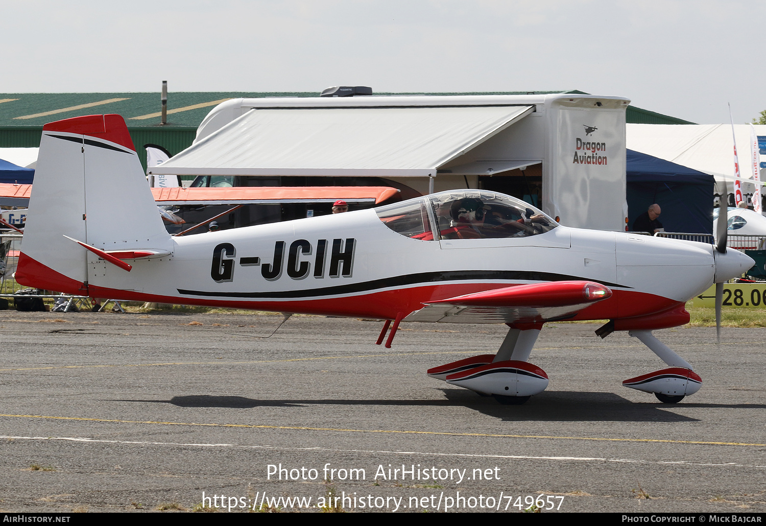 Aircraft Photo of G-JCIH | Van's RV-7A | AirHistory.net #749657