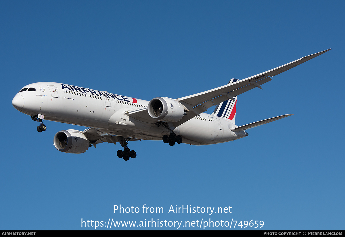 Aircraft Photo of F-HRBI | Boeing 787-9 Dreamliner | Air France | AirHistory.net #749659