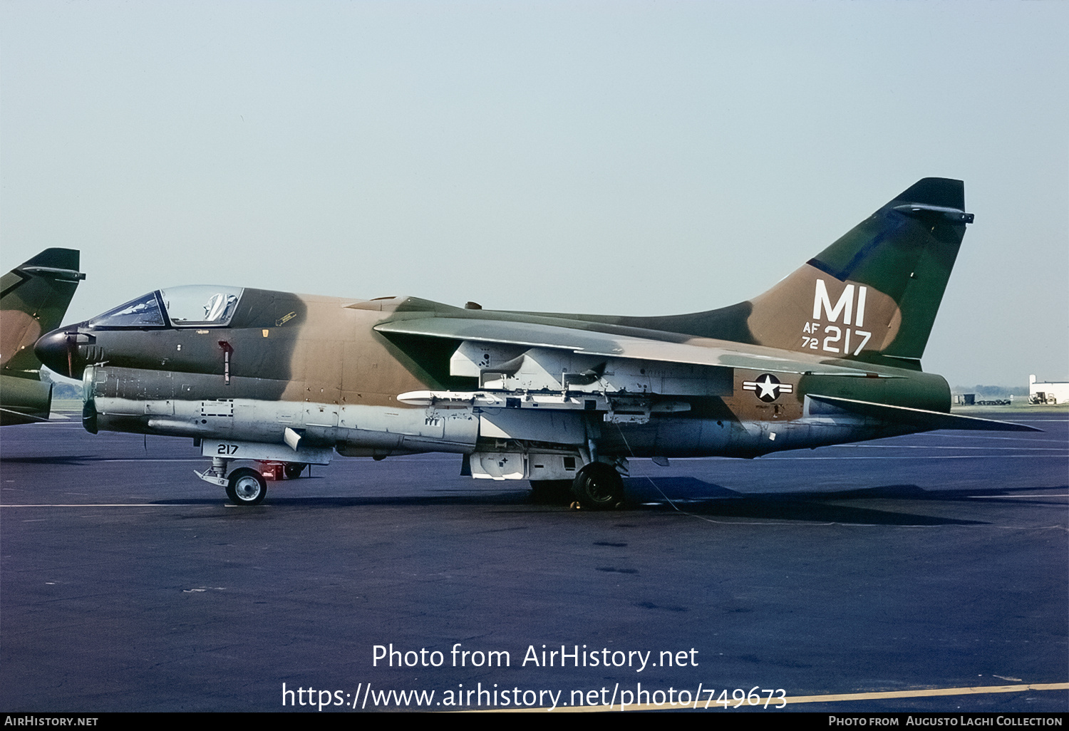 Aircraft Photo of 72-0217 / AF72-217 | LTV A-7D Corsair II | USA - Air Force | AirHistory.net #749673