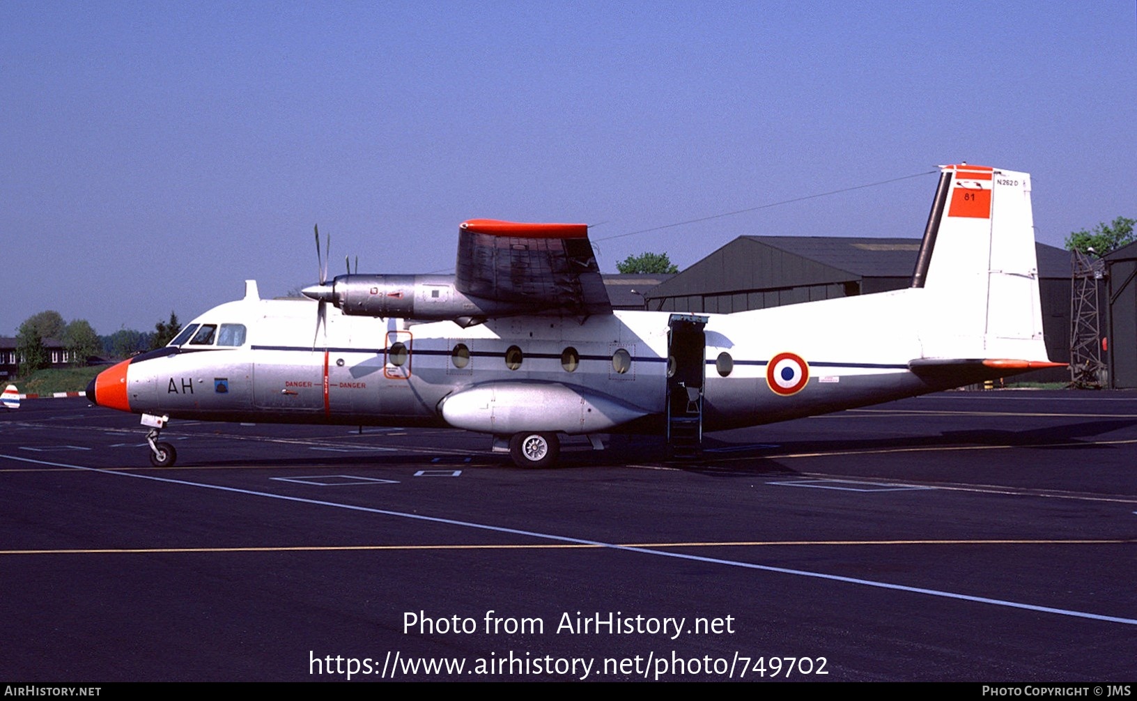 Aircraft Photo of 81 | Aerospatiale N-262D-51 Fregate | France - Air Force | AirHistory.net #749702