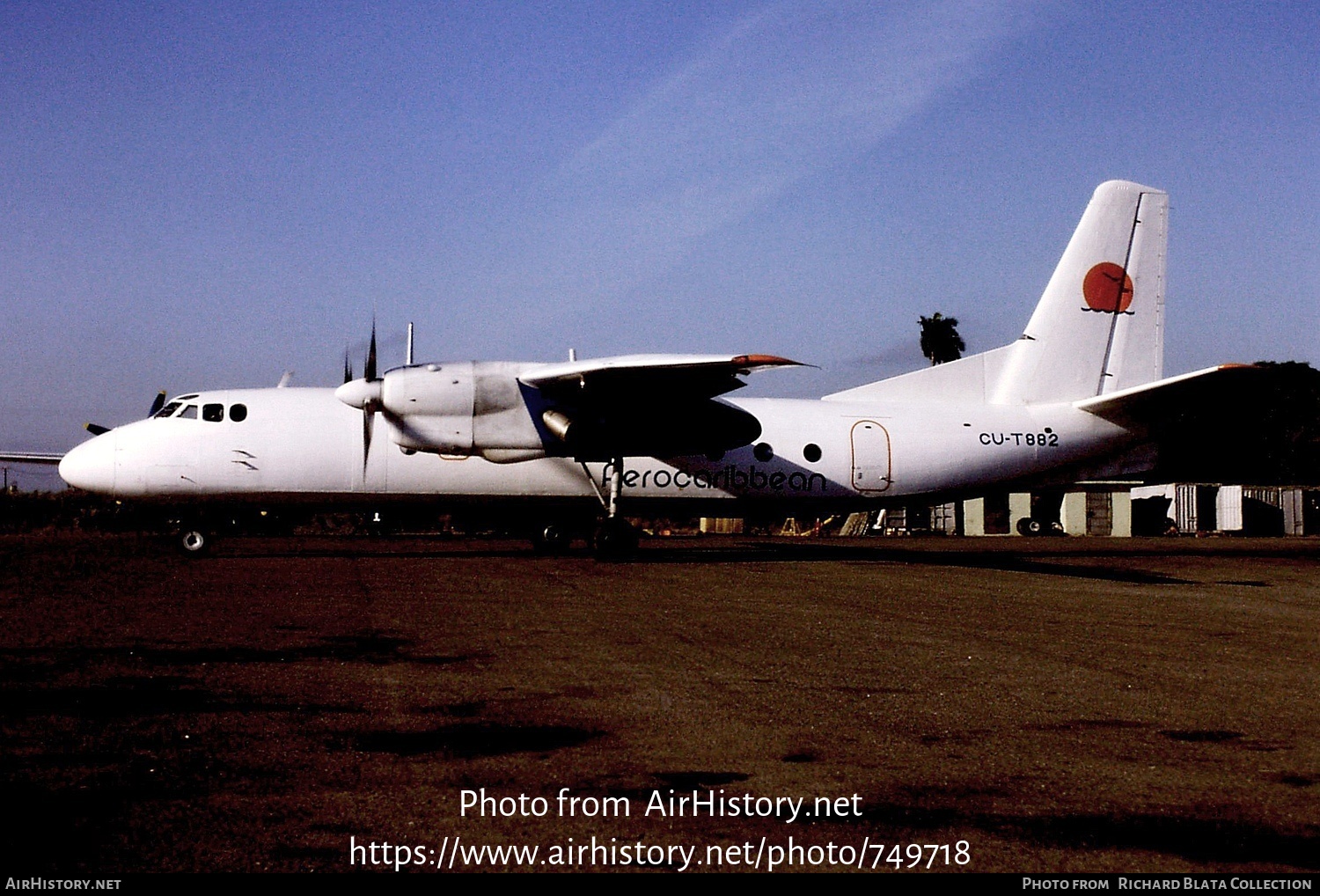 Aircraft Photo of CU-T882 | Antonov An-24V | Aerocaribbean | AirHistory.net #749718