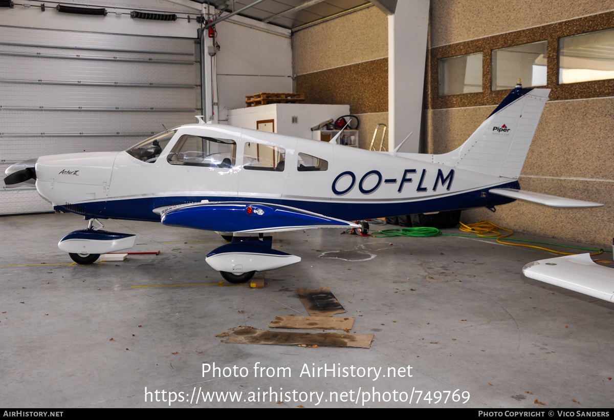 Aircraft Photo of OO-FLM | Piper PA-28-181 Archer II | AirHistory.net #749769