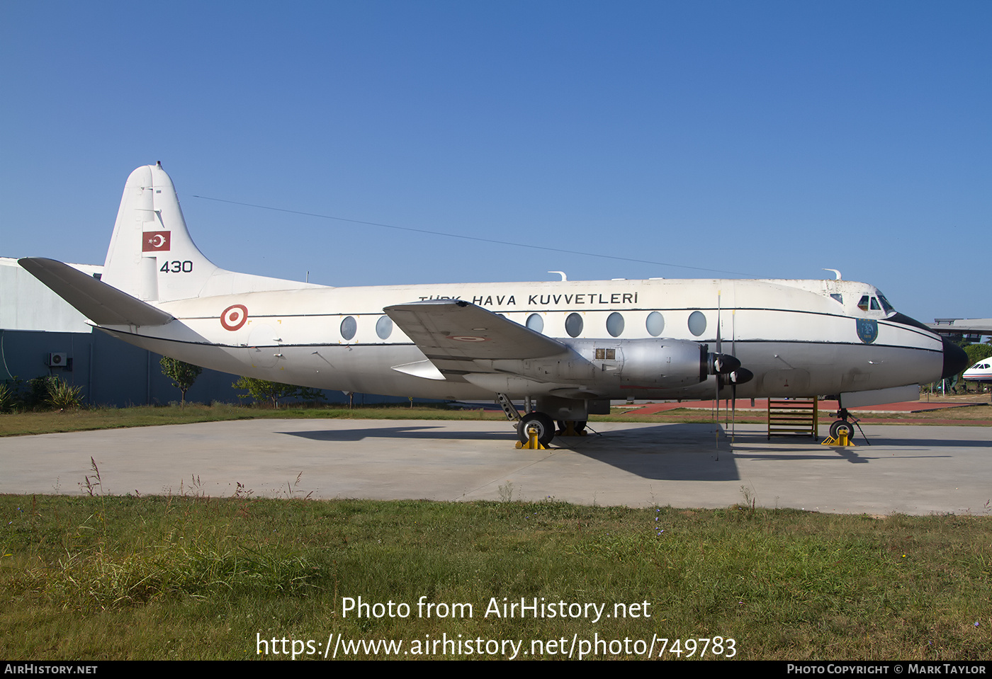 Aircraft Photo of 430 | Vickers 794D Viscount | Turkey - Air Force | AirHistory.net #749783