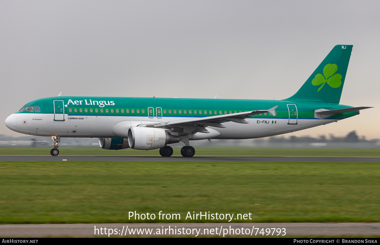 Aircraft Photo of EI-FNJ | Airbus A320-214 | Aer Lingus | AirHistory.net #749793