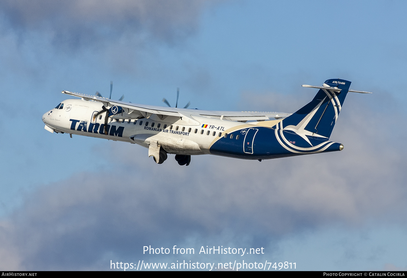 Aircraft Photo of YR-ATL | ATR ATR-72-600 (ATR-72-212A) | TAROM - Transporturile Aeriene Române | AirHistory.net #749811