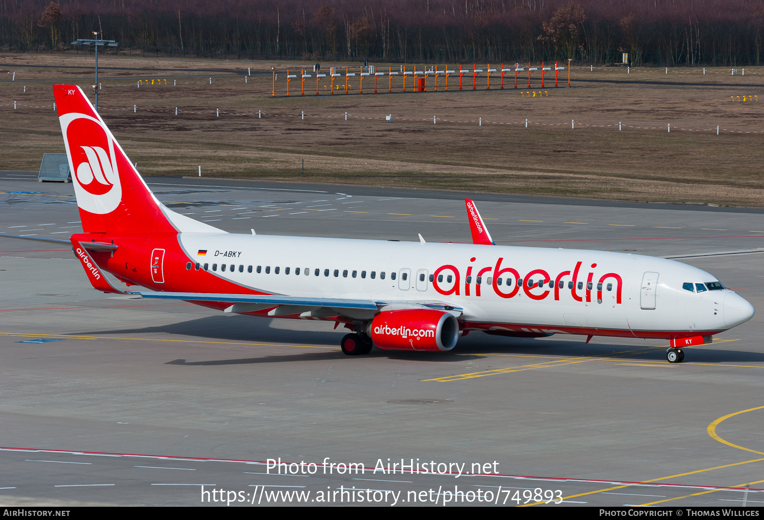 Aircraft Photo of D-ABKY | Boeing 737-86J | Air Berlin | AirHistory.net #749893