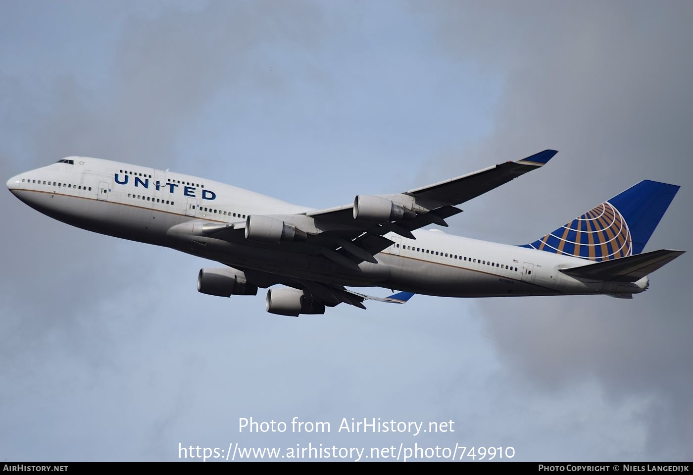 Aircraft Photo of N128UA | Boeing 747-422 | United Airlines | AirHistory.net #749910