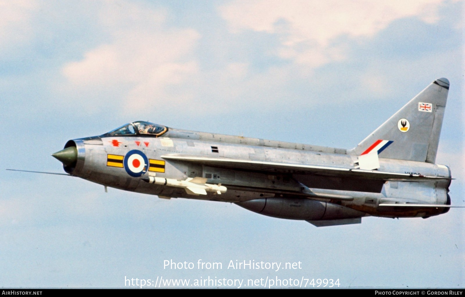 Aircraft Photo of XM192 | English Electric Lightning F1A | UK - Air Force | AirHistory.net #749934