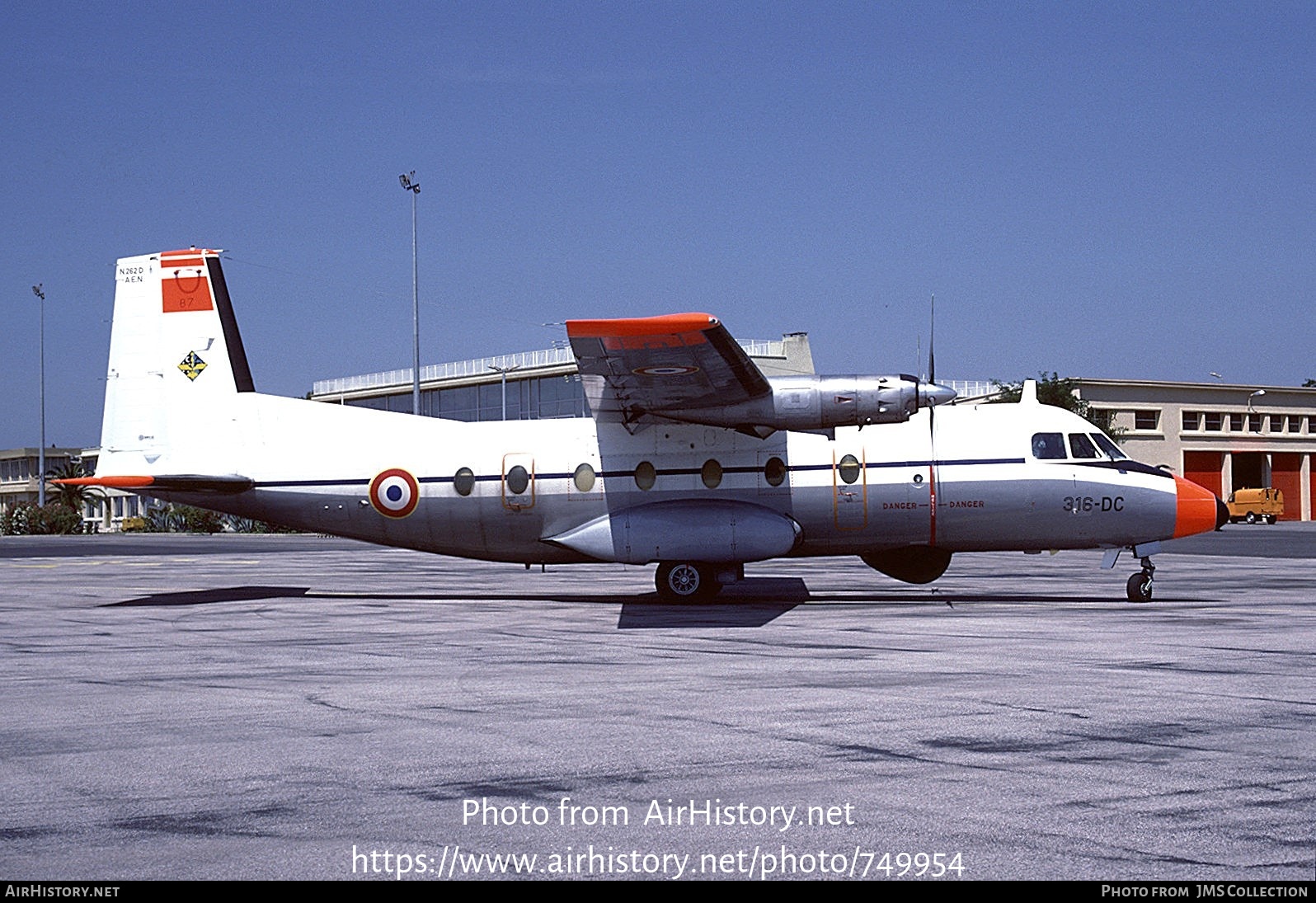 Aircraft Photo of 87 | Aerospatiale N-262D-51 AEN Fregate | France - Air Force | AirHistory.net #749954