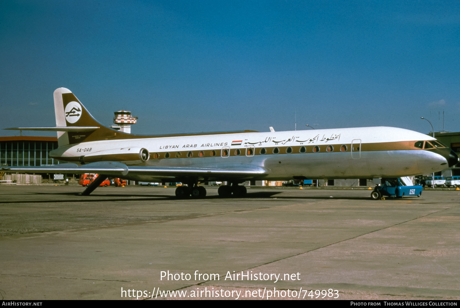 Aircraft Photo of 5A-DAB | Sud SE-210 Caravelle VI-R | Libyan Arab Airlines | AirHistory.net #749983