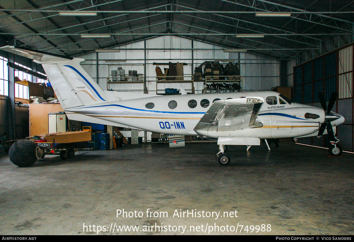 Aircraft Photo of OO-INN | Beech B200 Super King Air | AirHistory.net #749988