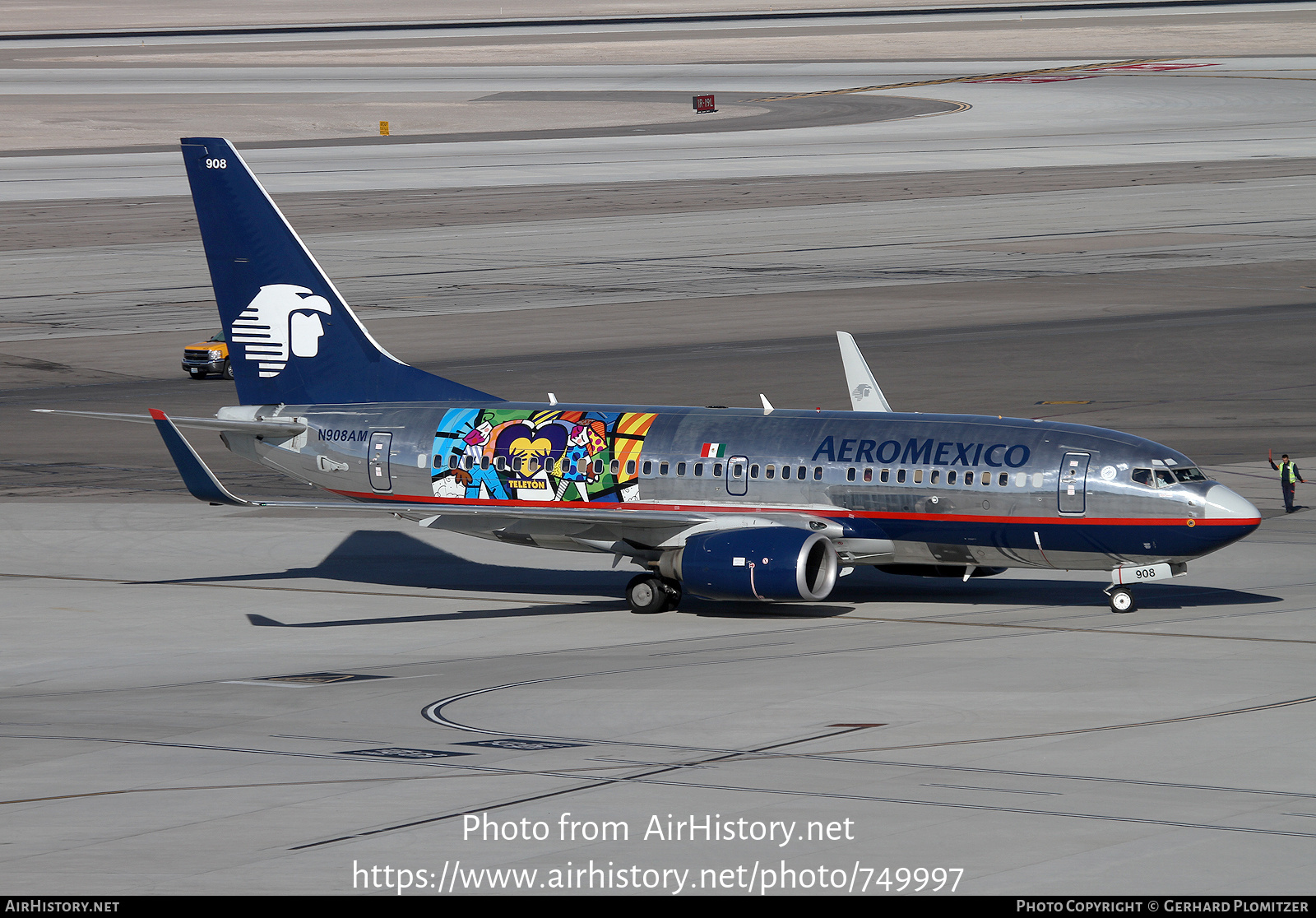 Aircraft Photo of N908AM | Boeing 737-752 | AeroMéxico | AirHistory.net #749997