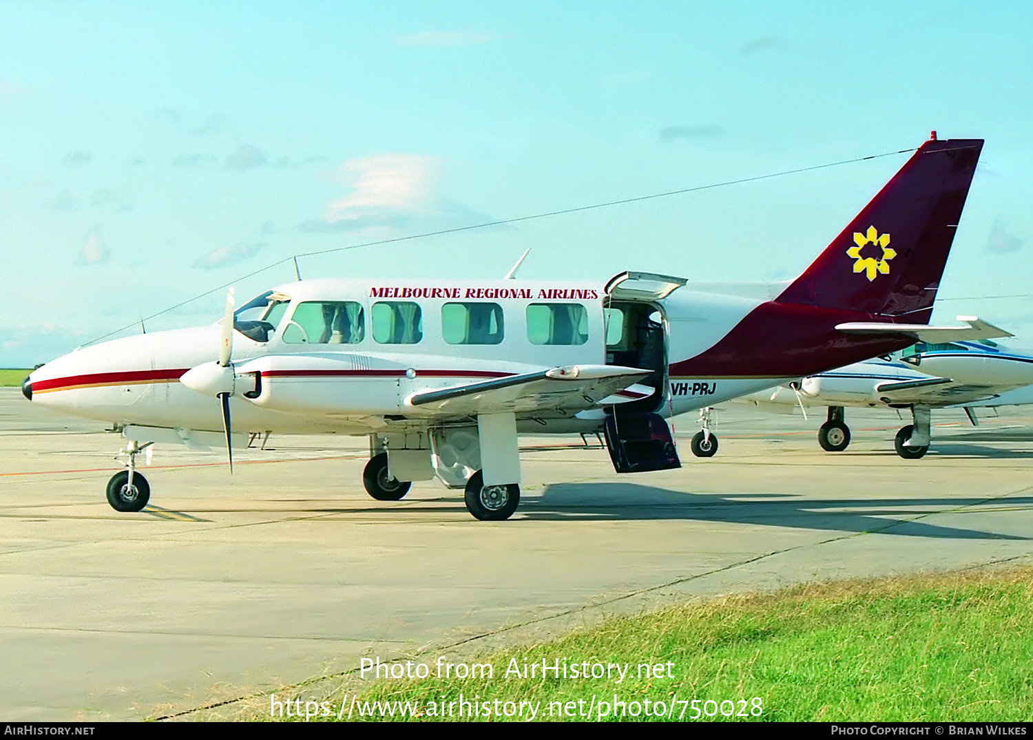 Aircraft Photo of VH-PRJ | Piper PA-31-350 Navajo Chieftain | Melbourne Regional Airlines | AirHistory.net #750028