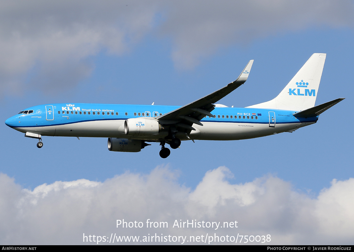 Aircraft Photo of PH-BCE | Boeing 737-8K2 | KLM - Royal Dutch Airlines | AirHistory.net #750038