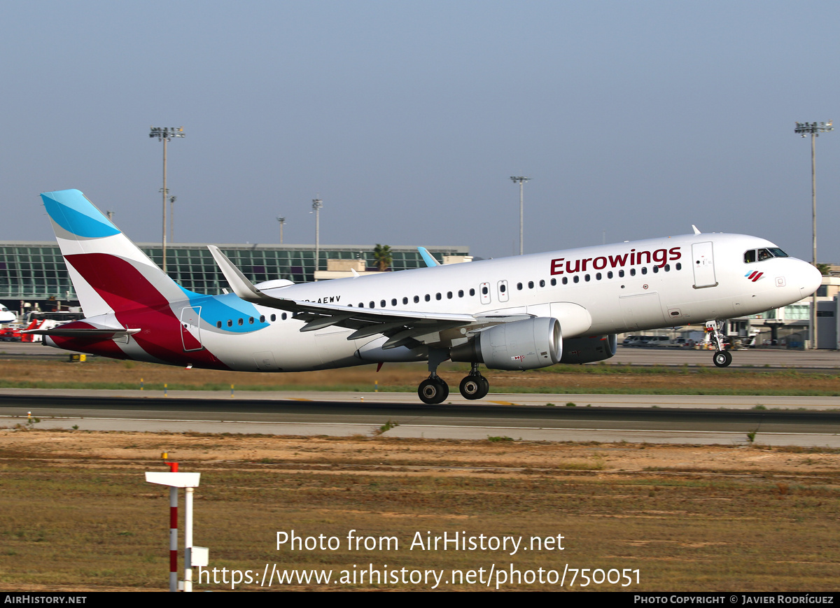 Aircraft Photo of D-AEWV | Airbus A320-214 | Eurowings | AirHistory.net #750051