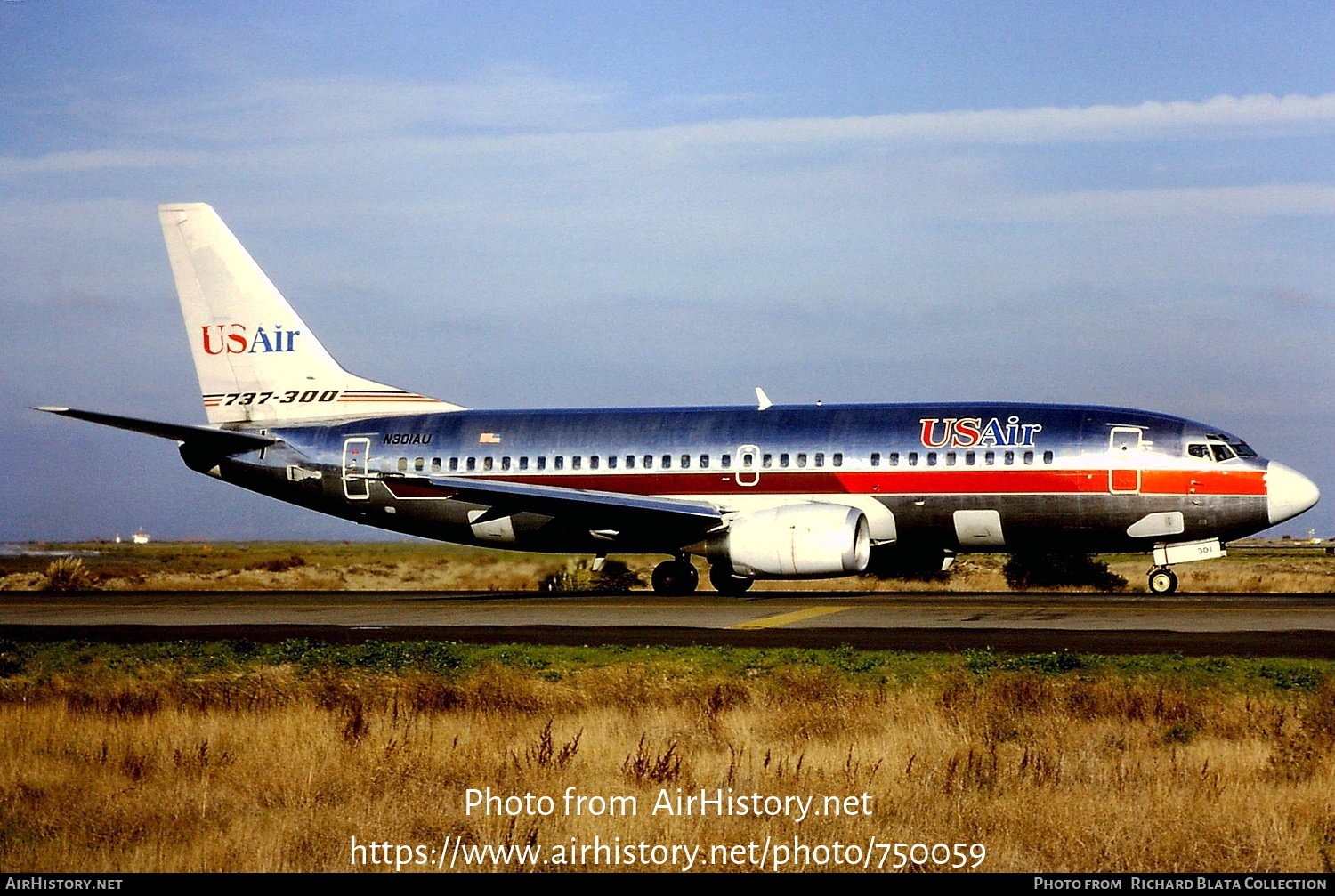 Aircraft Photo of N301AU | Boeing 737-301 | USAir | AirHistory.net #750059