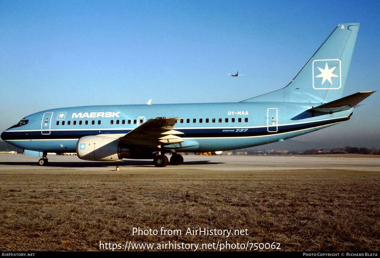 Aircraft Photo of OY-MAA | Boeing 737-5L9 | Maersk Air | AirHistory.net #750062