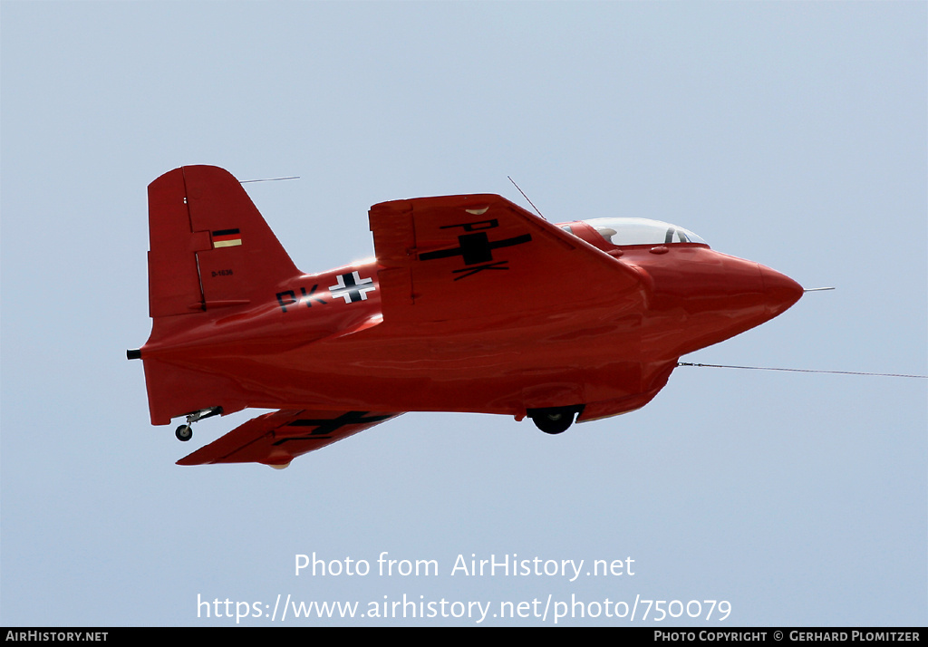 Aircraft Photo of D-1636 | Messerschmitt Me-163B-1a Komet Replica | Germany - Air Force | AirHistory.net #750079