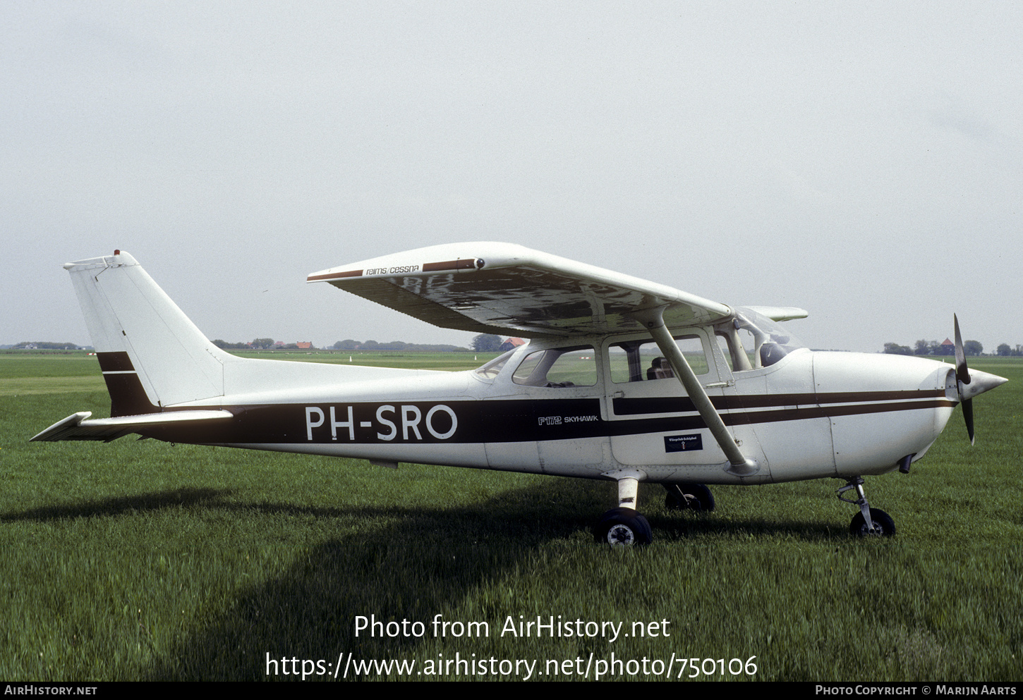 Aircraft Photo of PH-SRO | Reims F172N | Vliegclub Schiphol | AirHistory.net #750106