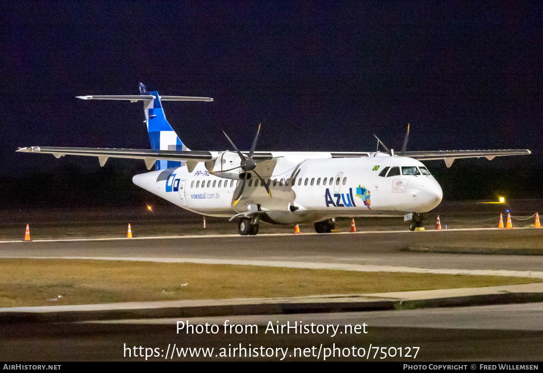 Aircraft Photo of PR-TKL | ATR ATR-72-600 (ATR-72-212A) | Azul Conecta | AirHistory.net #750127