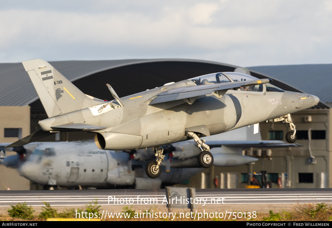 Aircraft Photo of A-705 | FAdeA IA-63 Pampa III | Argentina - Air Force | AirHistory.net #750138