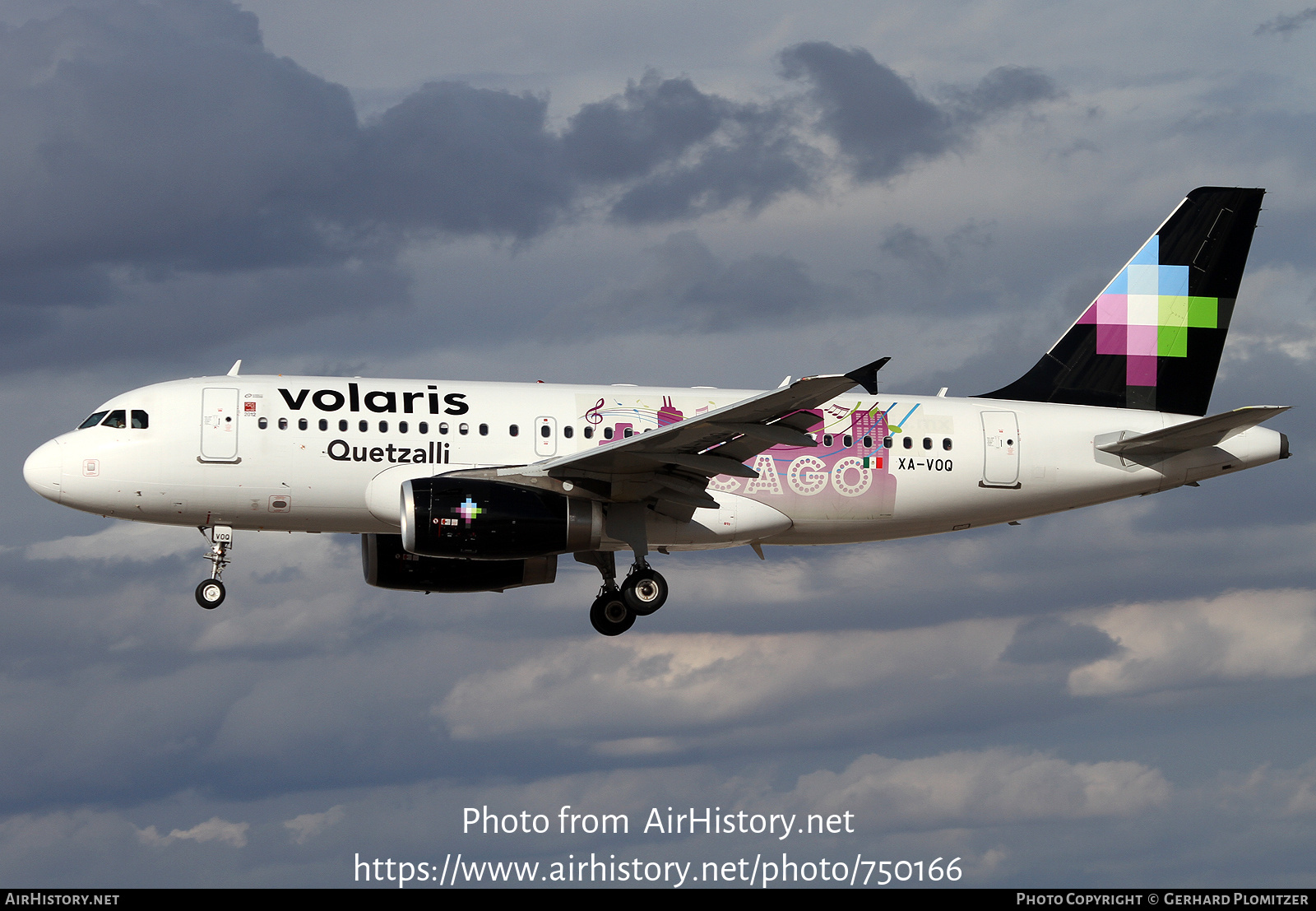 Aircraft Photo of XA-VOQ | Airbus A319-133 | Volaris | AirHistory.net #750166