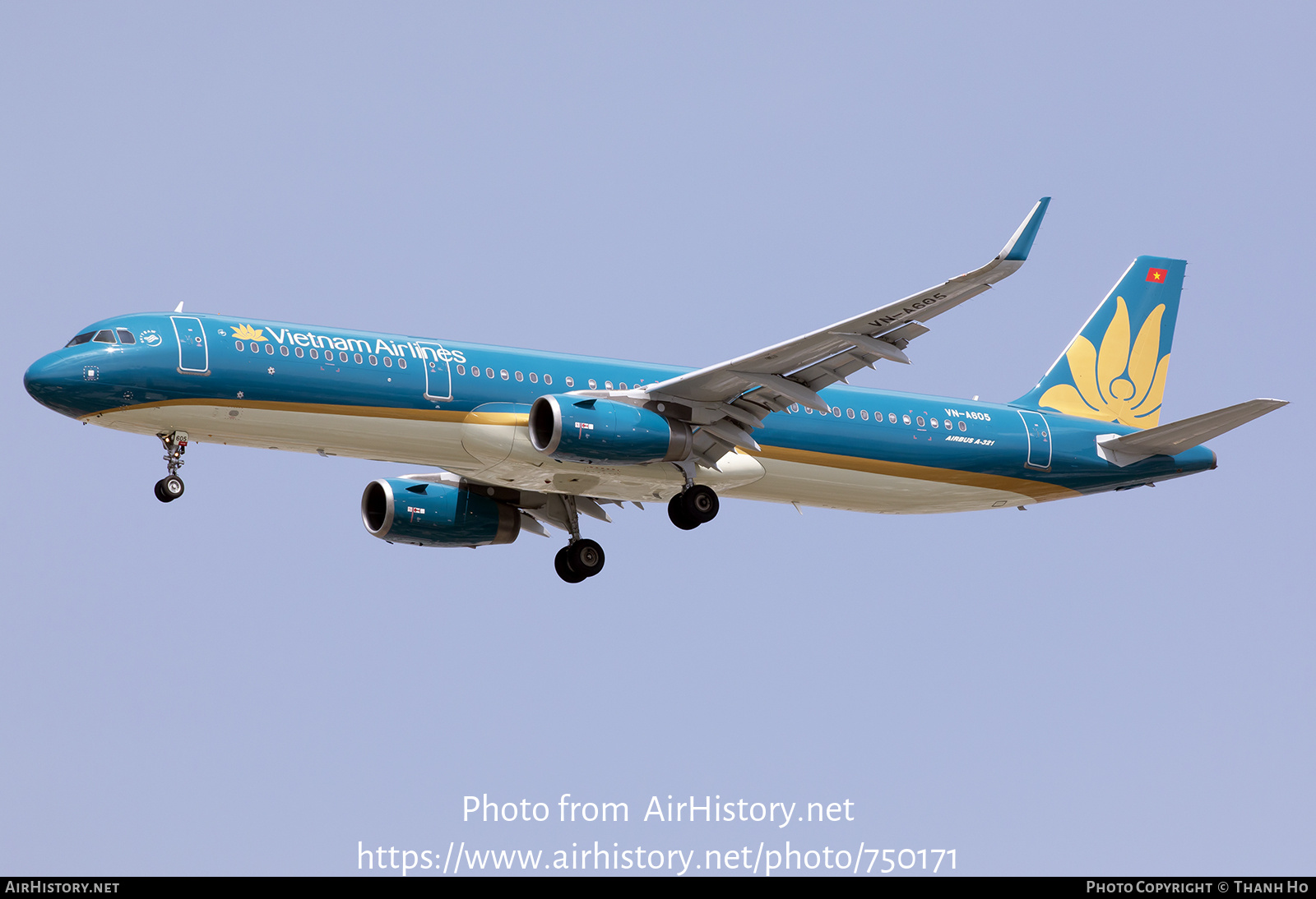 Aircraft Photo of VN-A605 | Airbus A321-231 | Vietnam Airlines | AirHistory.net #750171