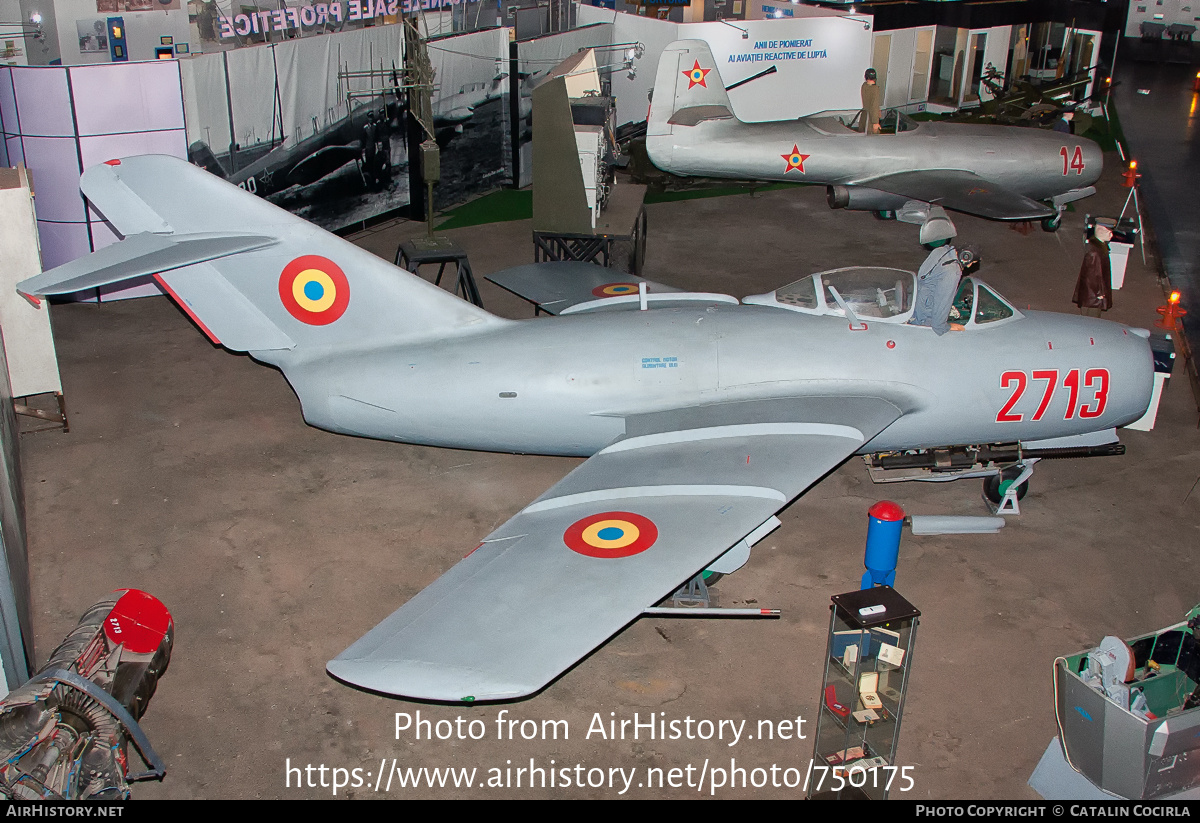 Aircraft Photo of 2713 | Mikoyan-Gurevich MiG-15bis | Romania - Air Force | AirHistory.net #750175