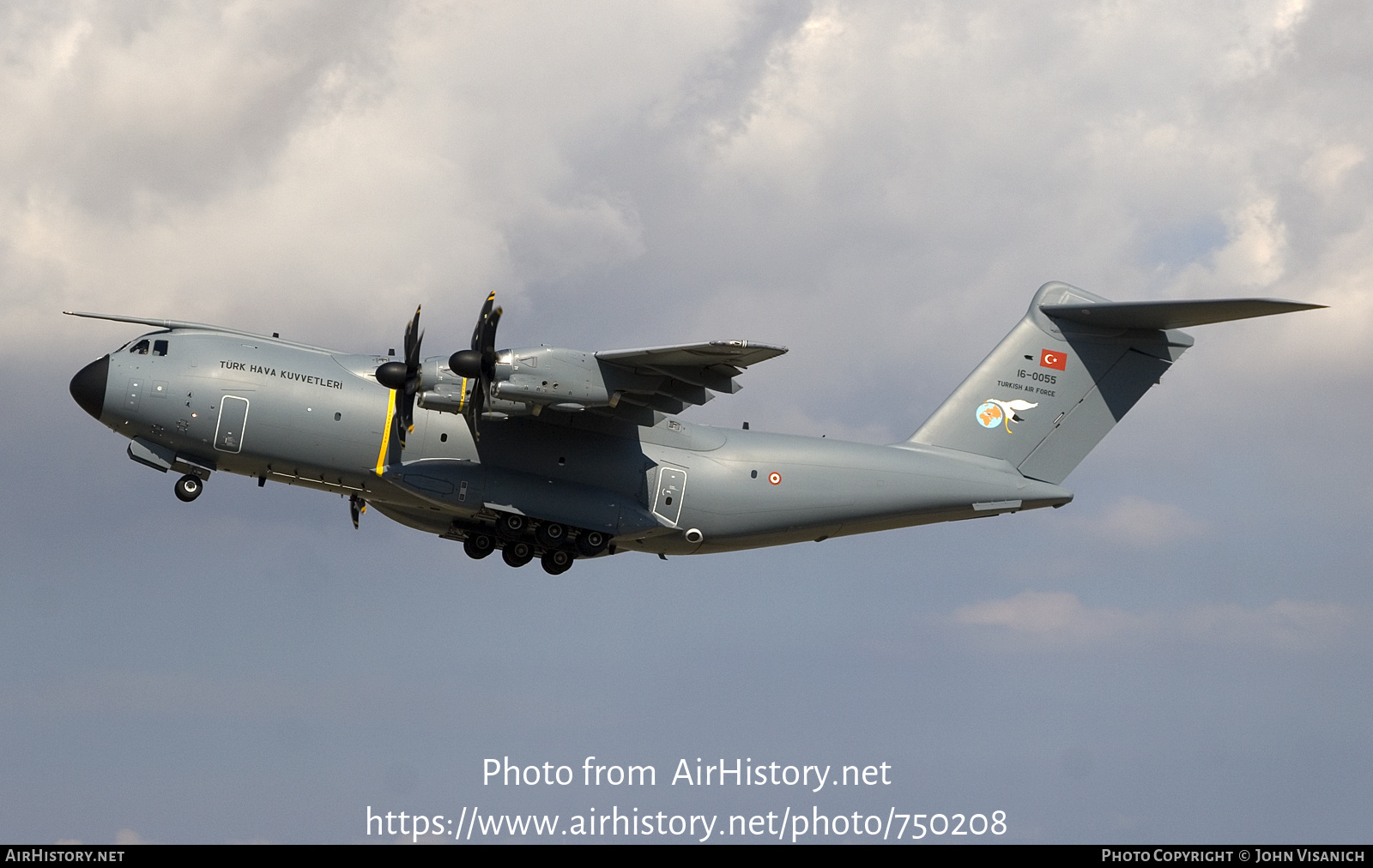 Aircraft Photo of 16-0055 | Airbus A400M Atlas | Turkey - Air Force | AirHistory.net #750208