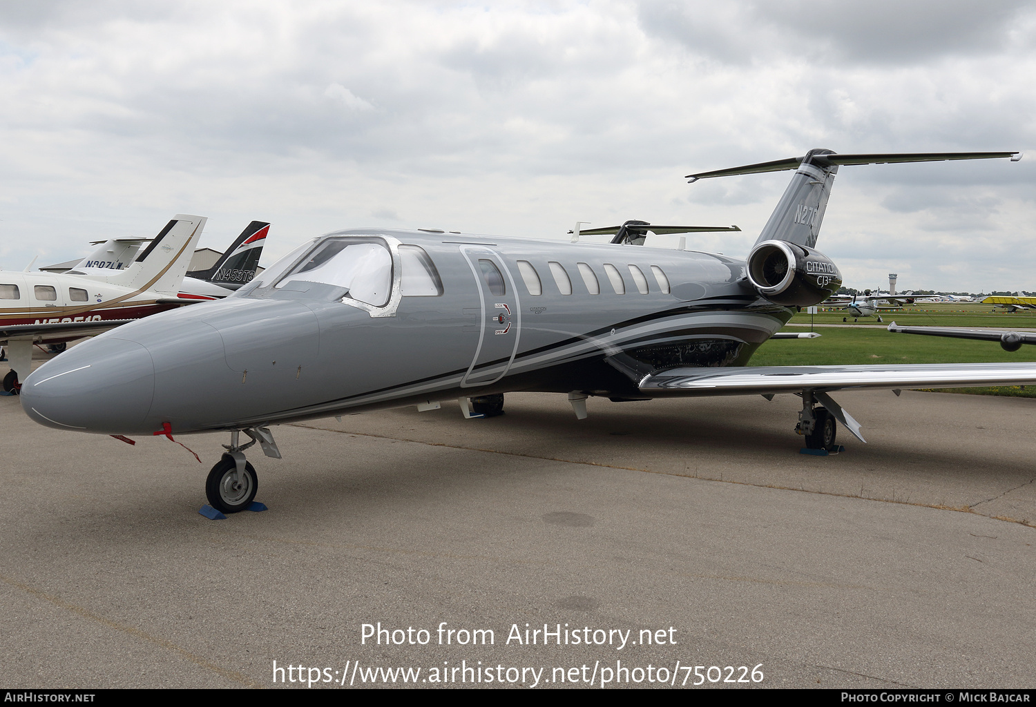 Aircraft Photo of N27CN | Cessna 525B CitationJet CJ3+ | AirHistory.net #750226