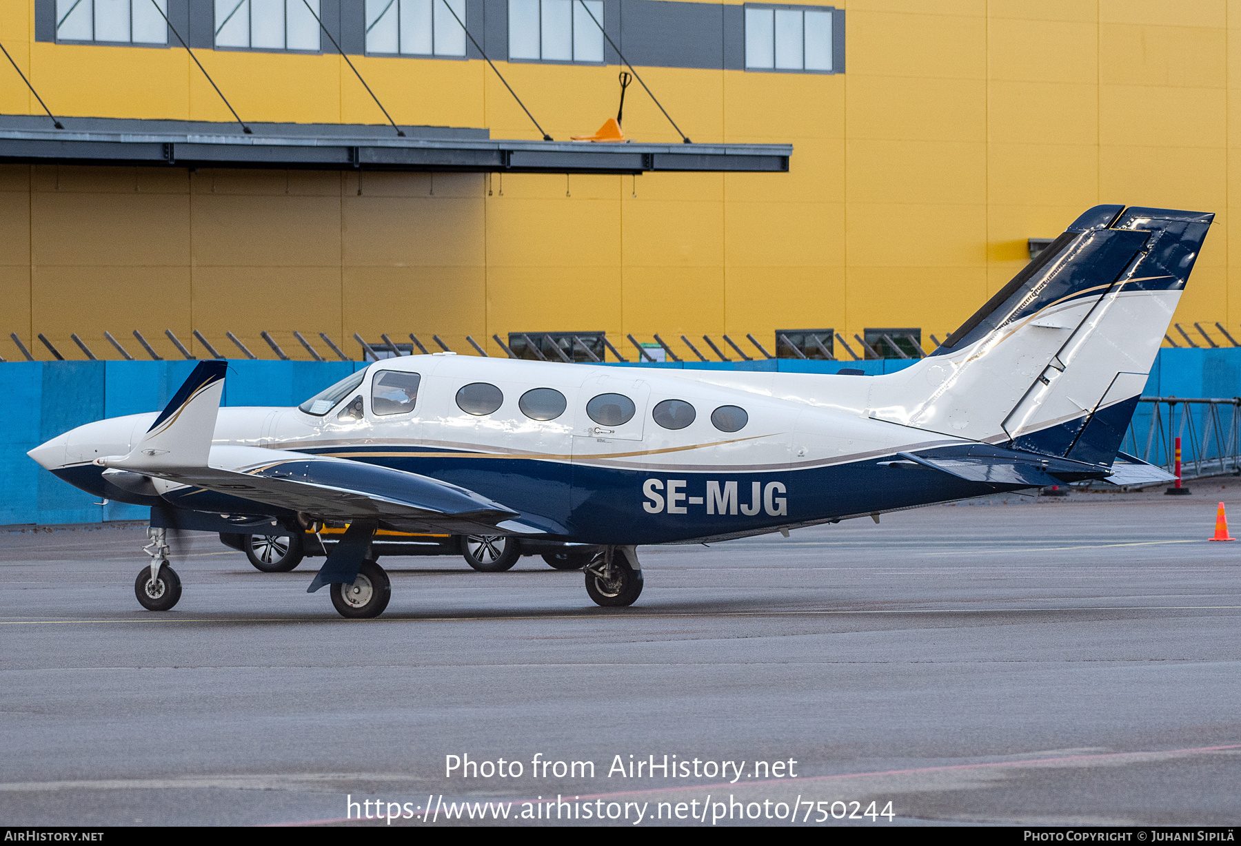 Aircraft Photo of SE-MJG | Cessna 414A Chancellor | AirHistory.net #750244