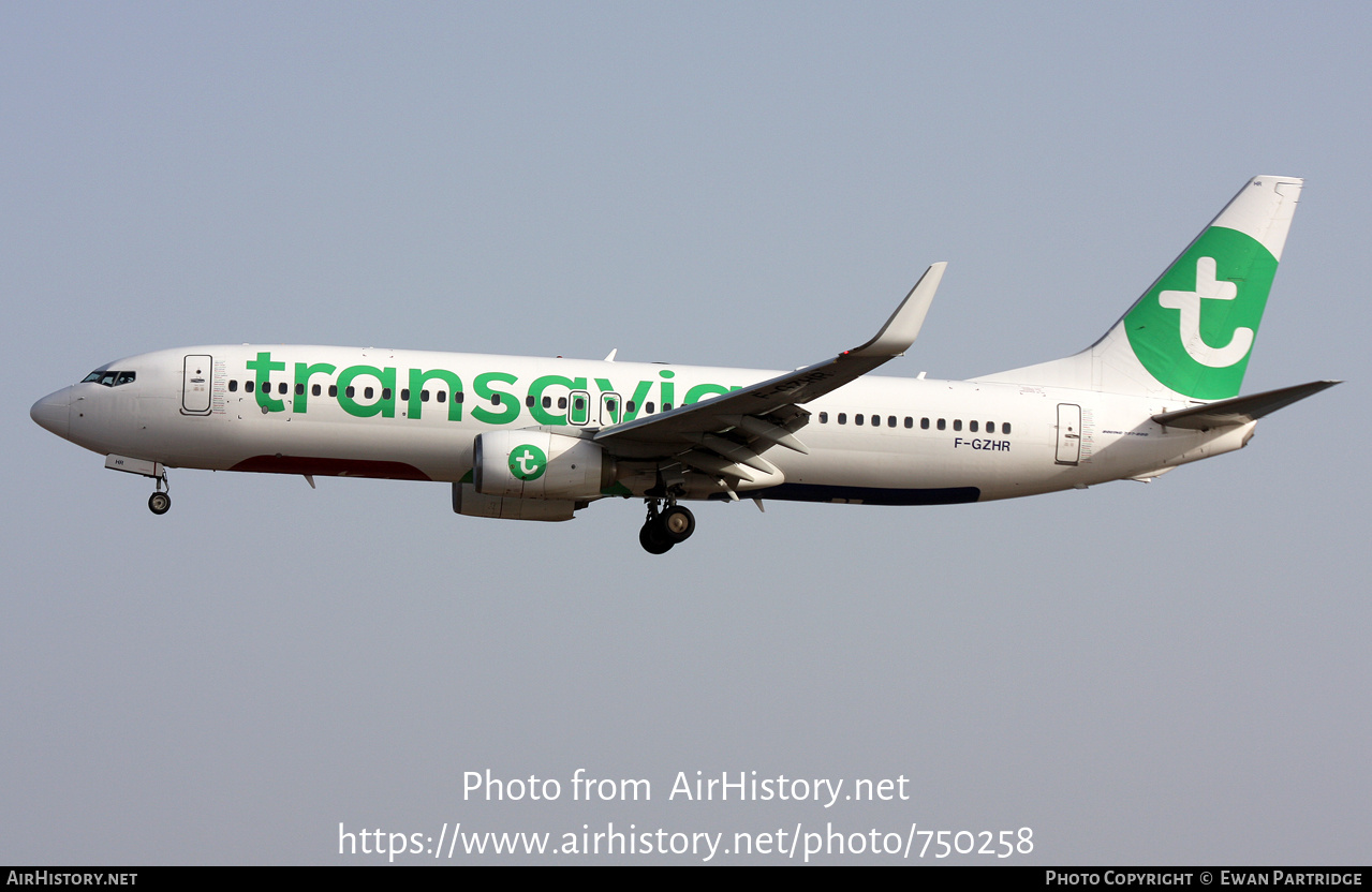 Aircraft Photo of F-GZHR | Boeing 737-8K2 | Transavia | AirHistory.net #750258