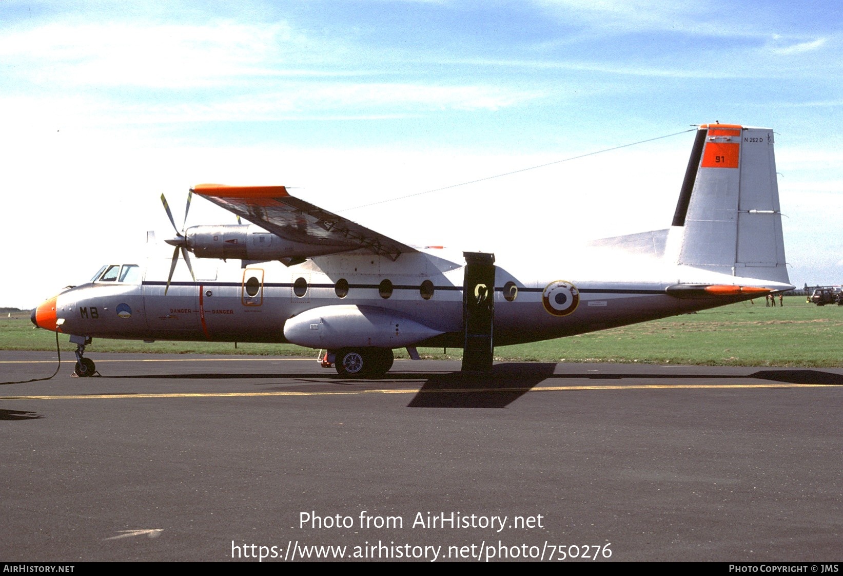 Aircraft Photo of 91 | Aerospatiale N-262D-51 Fregate | France - Air Force | AirHistory.net #750276